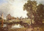 John Constable Schleuse und Muhle in Dedham oil on canvas